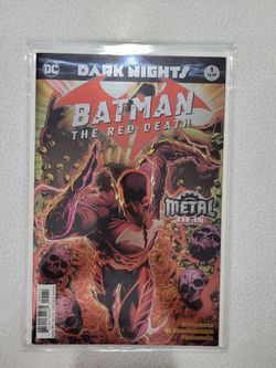 Batman the Red Death | Death Metal Tie In | Red Foil Cover | DC Comics 2017