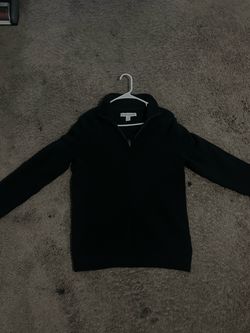 black quarter zip