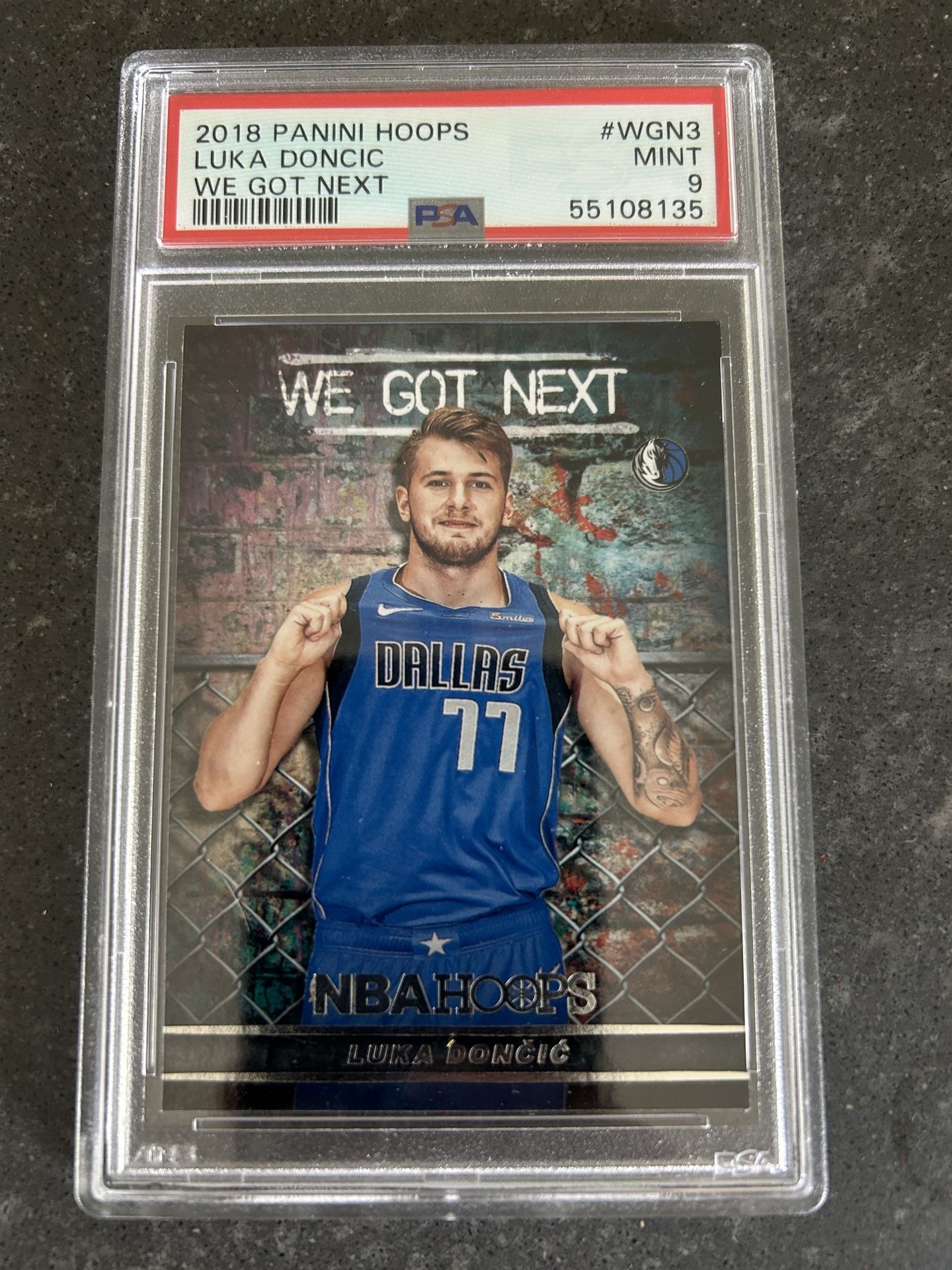 2018-19 Panini NBA Hoops We Got Next Luka Dončić Rookie Card #WGN-3