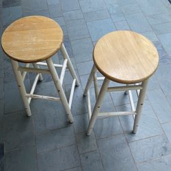 2 12” Barstools