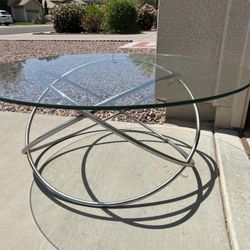 Mid Century Glass Coffee Table