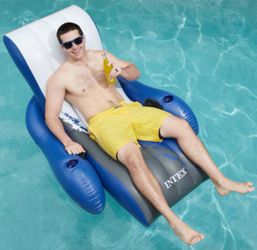 Intex Inflatable Floating Recliner Lounge Chair