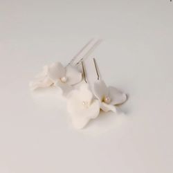 Rituals of Love Bridal Floral Ceramic Hairpins