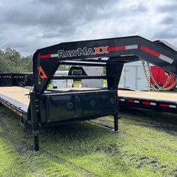 Rawmaxx 8.5 x 44 Gooseneck Car Hauler Trailer 21k