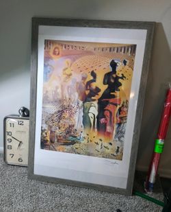 Salvador Dalí Framed Art Print – Large Surreal Wall Art