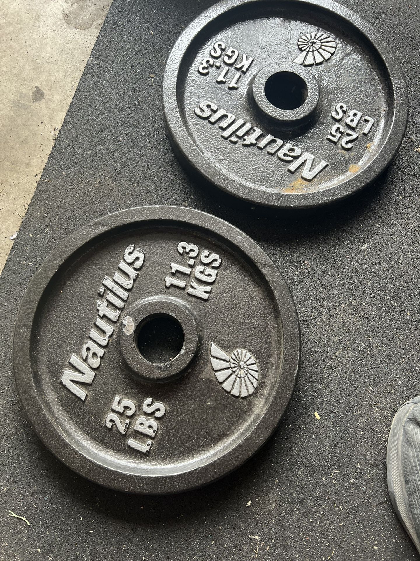 Olympic Weights 2x 25lbs Nautilus