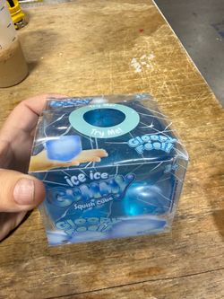 ice gummy squishy cube