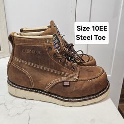 Carolina Steel Toe Work Boots Size 10EE 