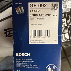 Fuel Filter. BOSCH. For Mercedes