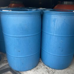 55 Gallon Plastic Drum Barrel / Food Grade 