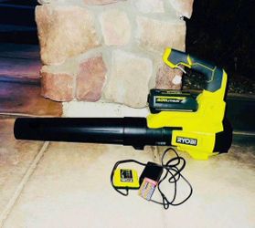 Ryobi One + 40V 140 MPH 550 CFM Battery Jet-Fan Blower + 4AH Battery & Charger New