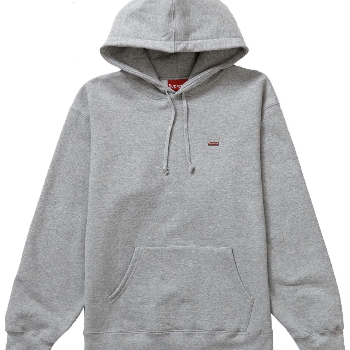 Supreme Enamel Small Box Logo Hoodie Large Gray for Sale in Los