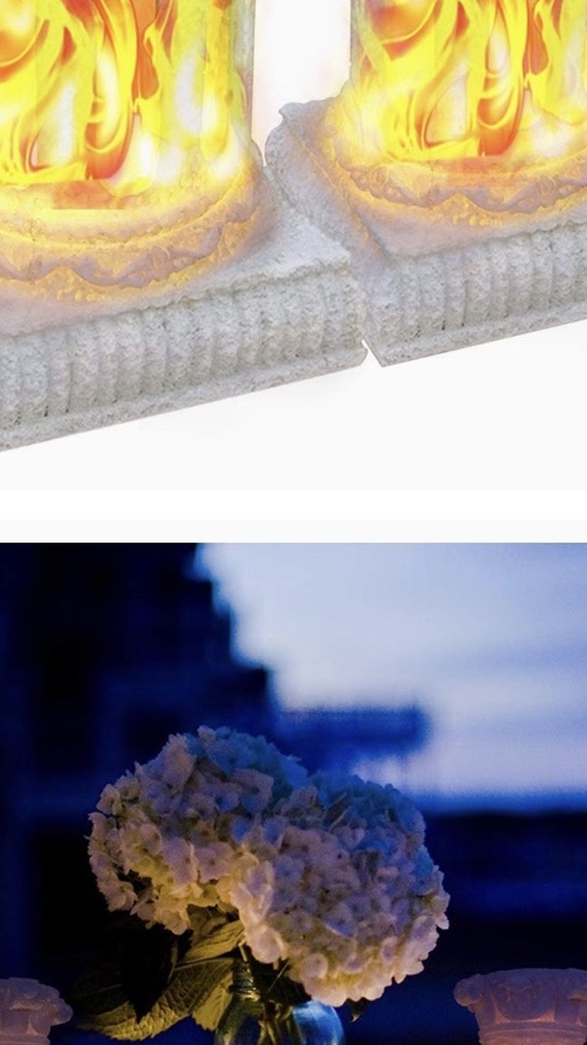 Solar Lanterns Flickering Flame Solar Lights Outdoor Retro Tabletop Lamps Decorative Lanterns Heavy Duty Waterproof Candle Mission Lights for Table, P