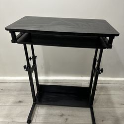 Height Adjustable Desk, Rolling Standing Desk Portable Desk New!