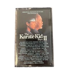 Karate Kid Part II Cassette Tape Movie Music Soundtrack Vintage 80s 1986