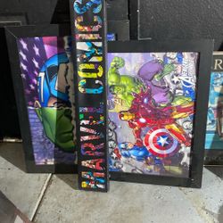 Marvel Comics Room Decor