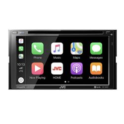 Pre-Owner JVC KW-V85BT Bluetooth - USB - CarPlay - Aux Input - DVD Car Radio Receiver - Tested & Works