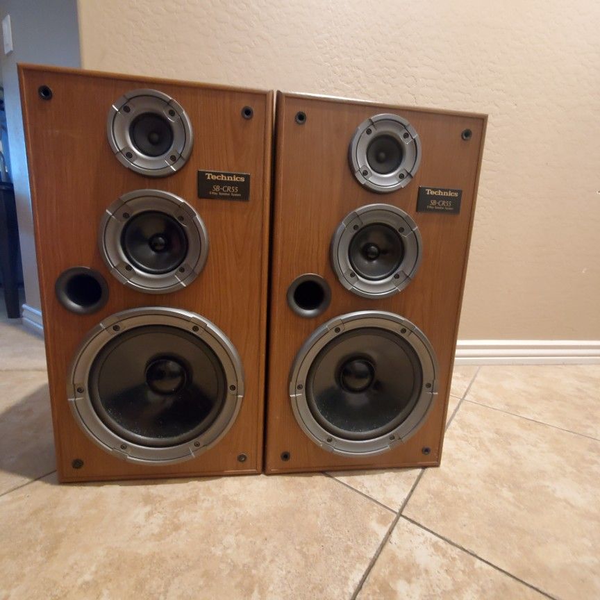 Technics SB-CR55 3-WAY SPEAKER SYSTEM 140W