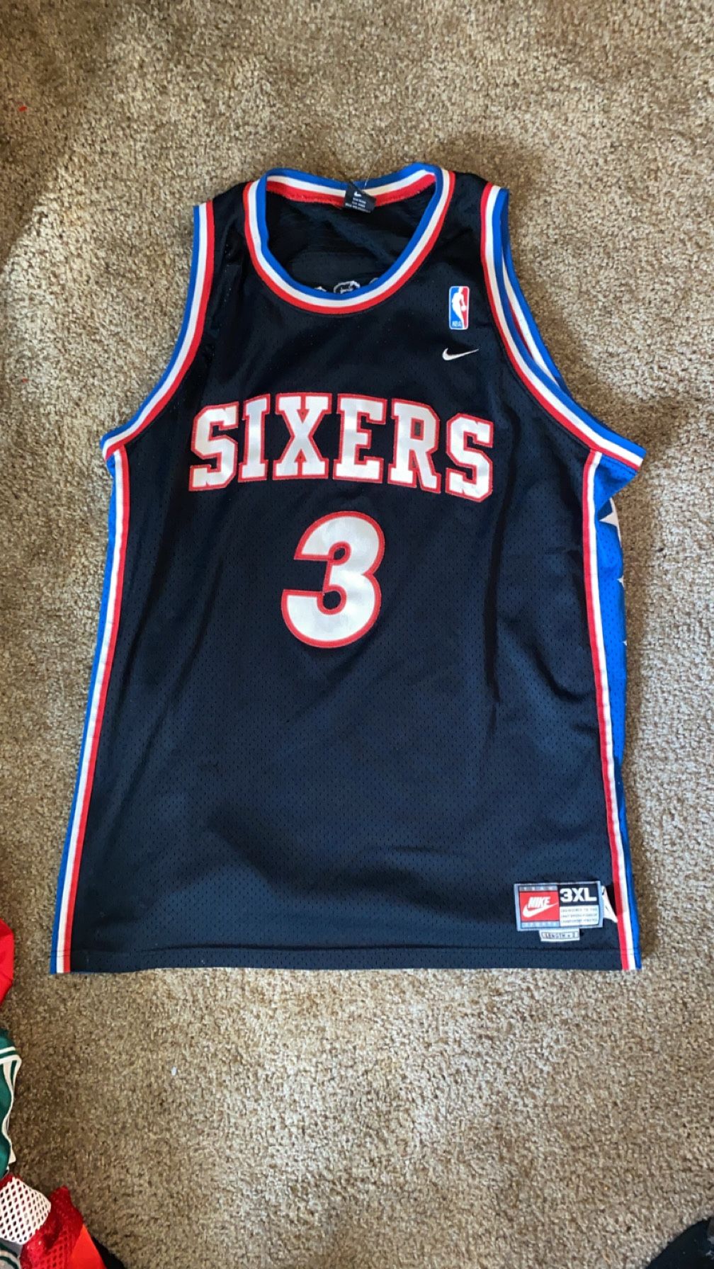 3XL Nike Allen Iverson Jersey