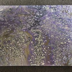 Abstract Pour Painting 