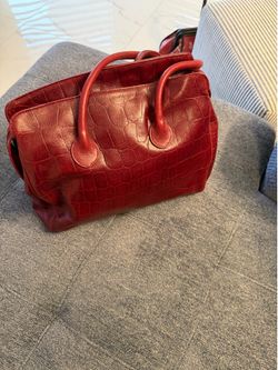 Beautiful soft leather skin bag not used