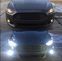 2 pcs LED Car Headlights, Fogs, & Daytime (White 6500k, 8000 Lumens) *6 Months Warranty*