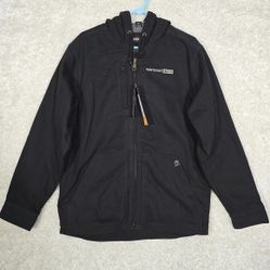 Dri Duck Mens Canvas Jacket Size Medium Black Full Zip Outdoors Workwear
