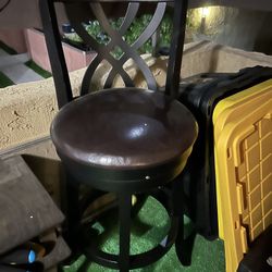 Leather Swivel Chair X2