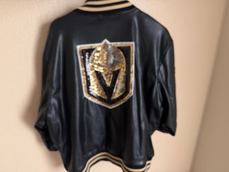 Vegas Golden Knights Sequin Bomber Jacket