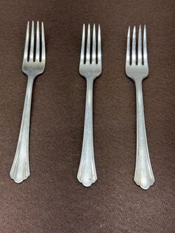 Vintage Silverplate Forks Lot 3 Victor S Co A1+ Overlay Mixed Flatware