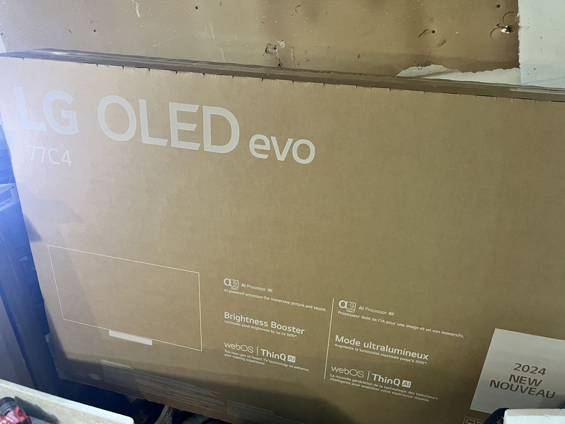 BOX Only 77in LG OLED evo C4