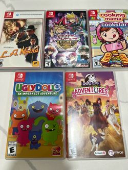 Nintendo Switch Video Games Super Mario Kart, DragonBall, Yugioh, Sonic, Lego