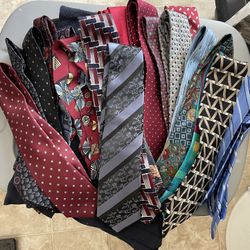 Various Silk Ties—$5 Each Or 3/$10