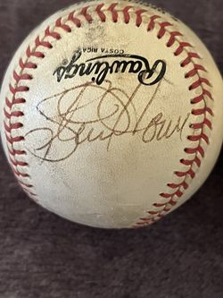 Autographed Baseballs.