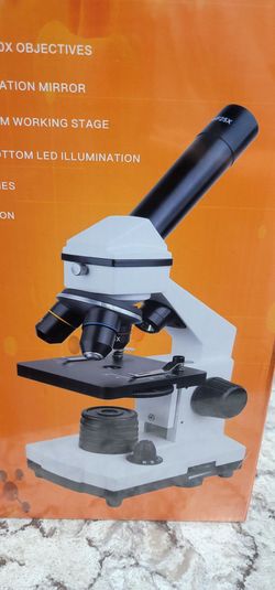 Student Monocular Compound Microscope with LED