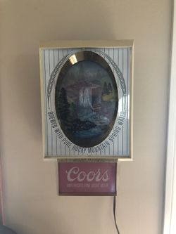 Vintage Coors Lighted Sign