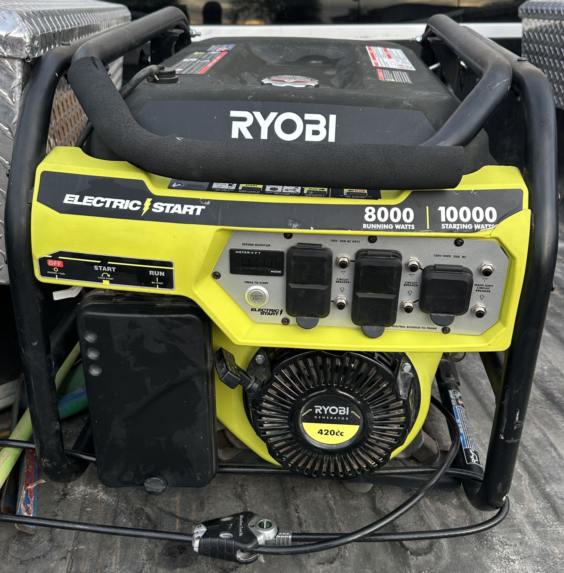 Ryobi Electric Start 10kWatt Generator