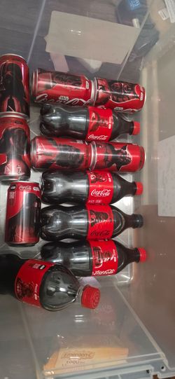 Star Wars Coca Cola bottles and cans