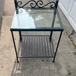 Glass End Table/ Stand
