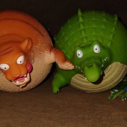 Two Fatimals Wacky Bouncy Ball Alligator & Tiger Imperial Toys 2014