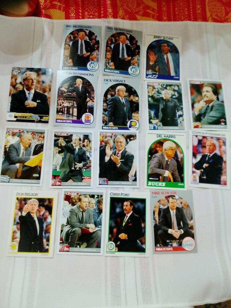 NBA HEAD COACHES TRADING CARDS