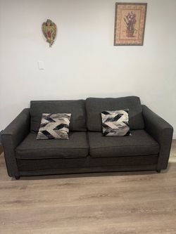 🛋️Olive/Grey-Green Sofa Bed One Size - LIKE NEW🛋️