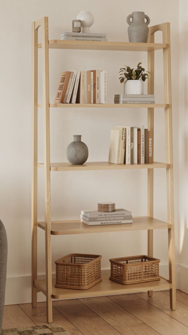 Article Krossa White Oak 70" Bookcase (in box see pictures)