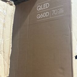 SAMSUNG 70” Class QLED 4K Q60D Series Quantum HDR, Dual LED, Object Tracking Sound Lite, Q-Symphony, Motion Xcelerator, Gaming Hub, Smart TV with Alex