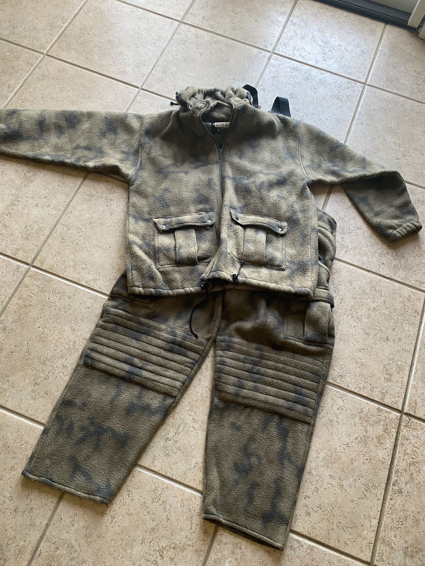 Guide Gear Men’s Fleece Overalls And Jacket (set for $45)