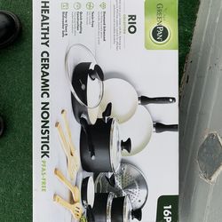 HEALTHY CERAMIC NONSTICK PFAS-FREE 16 PCS