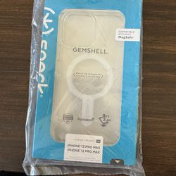 Speck Gemshell iPhone 13/12 Pro Max Clear MagSafe Phone Case 