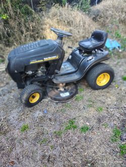 Used Yard Machines riding lawn mower Not the so pretty but it runs $150 Located Mount Fora Fla 32757