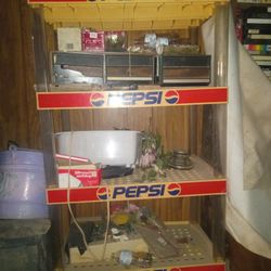 Classic Original Pepsi Acrylic Shelves So 1980's