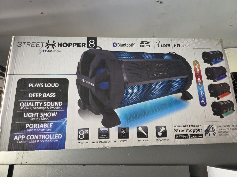 Street Hopper 8 RGB Bluetooth Speaker